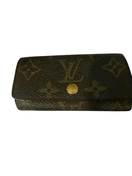 Louis Vuitton Accessories - Louis Vuitton Monogram Canvas Key Pouch - Brown with Gold Accent good cond